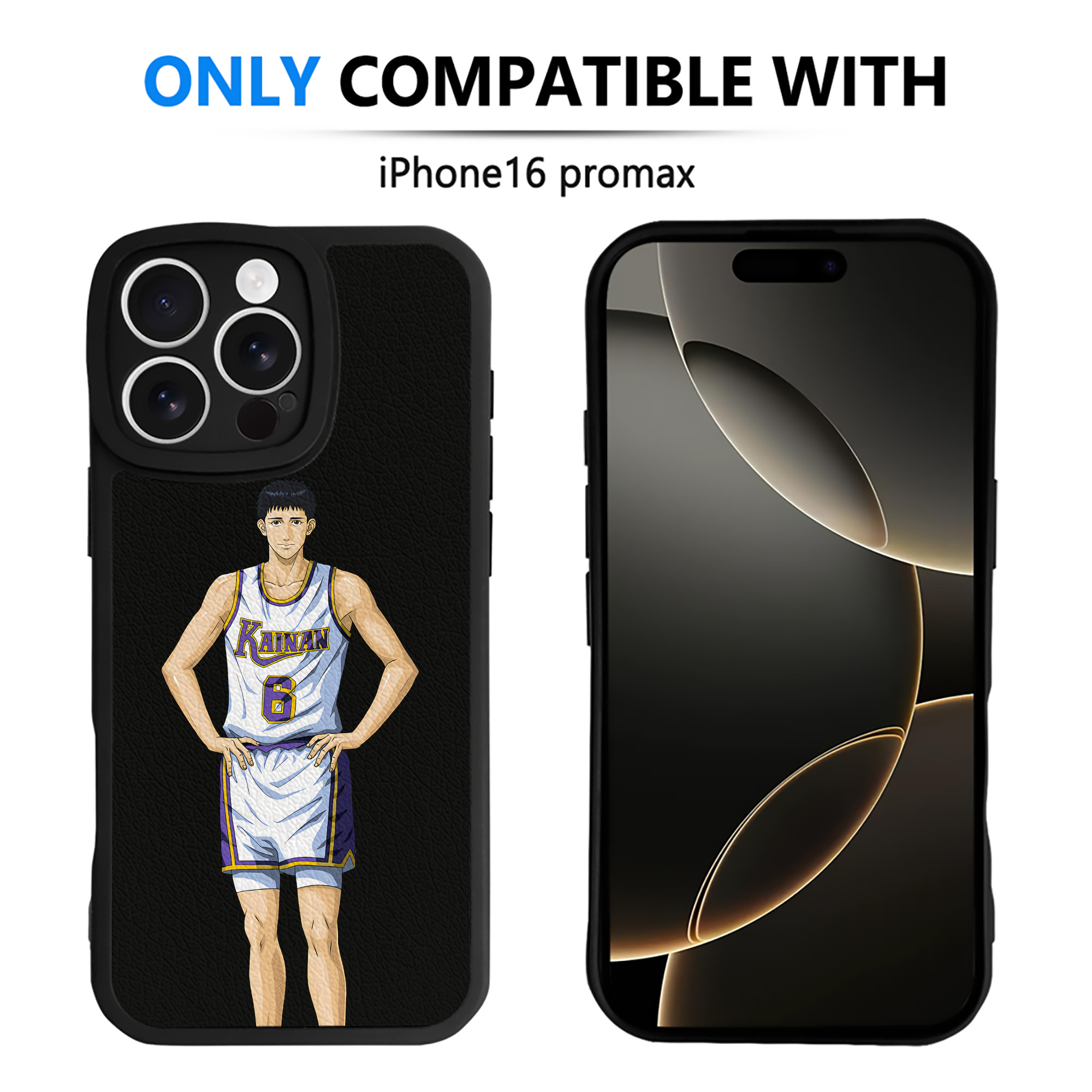 （画像用） SLAM DUNK／スラムダンク 【iPhone 16シリーズ対応】シリコンスマホケース（レザー調） 材質：シリコン